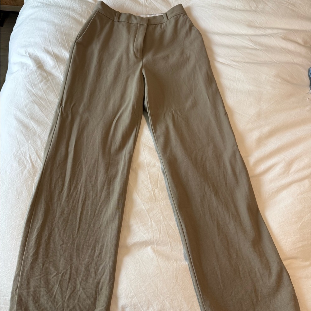 Babaton Cream and Taupe Trousers - Picture 4 of 7